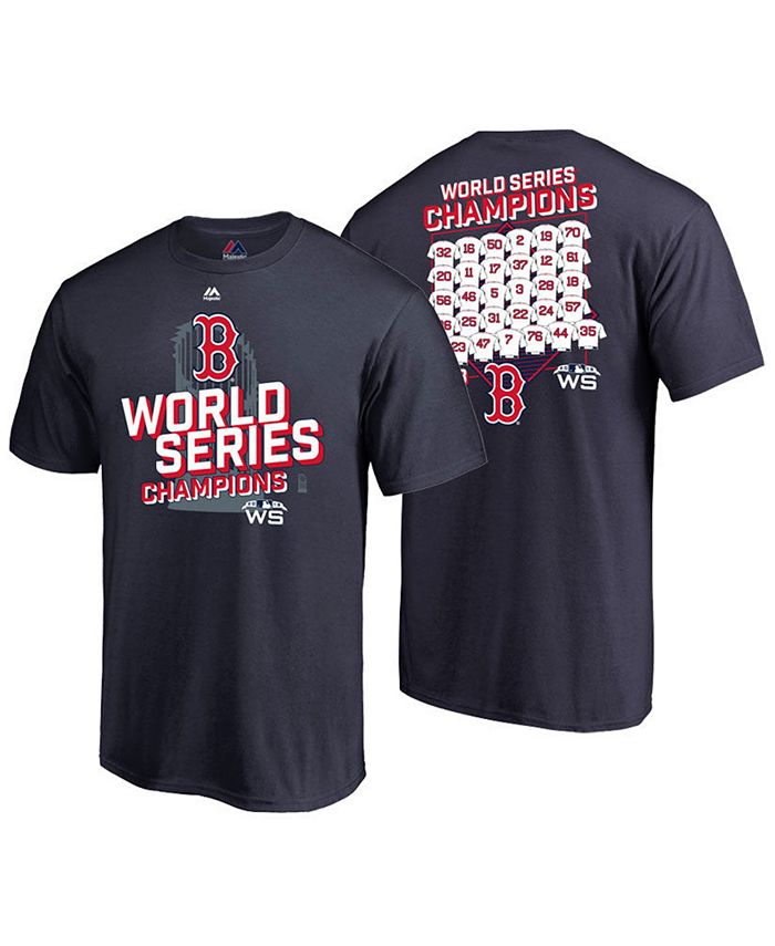 Majestic Men's Boston Red Sox World Series Champ Roster of Jerseys