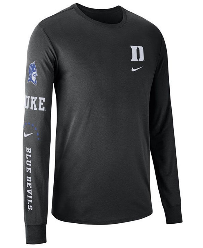 Nike Men's Duke Blue Devils Long Sleeve Basketball T-Shirt - Macy's