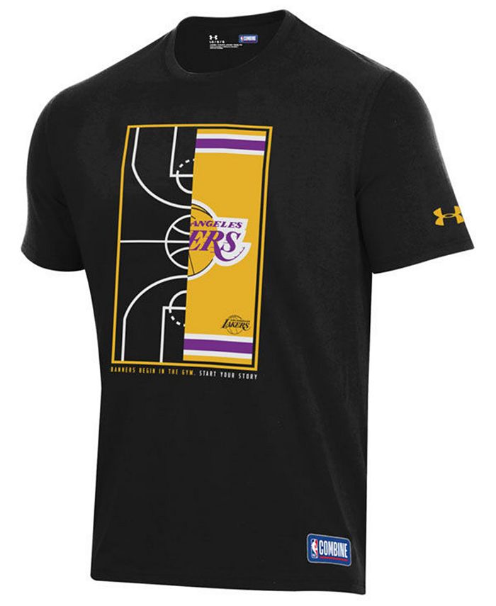 Under Armour Men s Los Angeles Lakers Banners Begin in the Gym T
