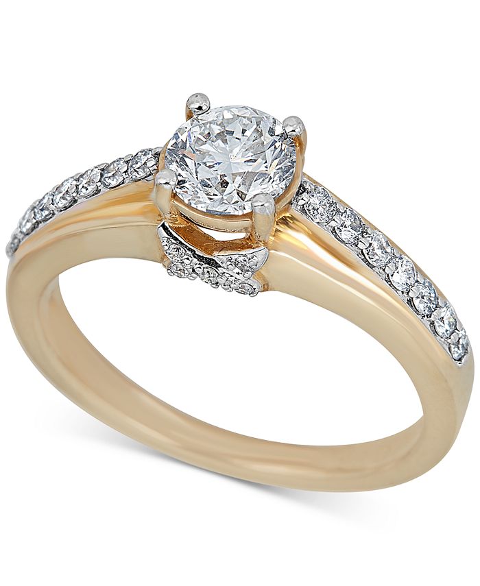 Macy's Diamond Engagement Ring (1-1/4 ct. t.w.) in 14k Gold - Macy's
