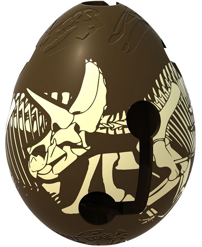 BePuzzled Smart Egg Labyrinth Dino Puzzle - Brain Teaser For Ages 8+, 22 Moves, Dino Skeleton Design