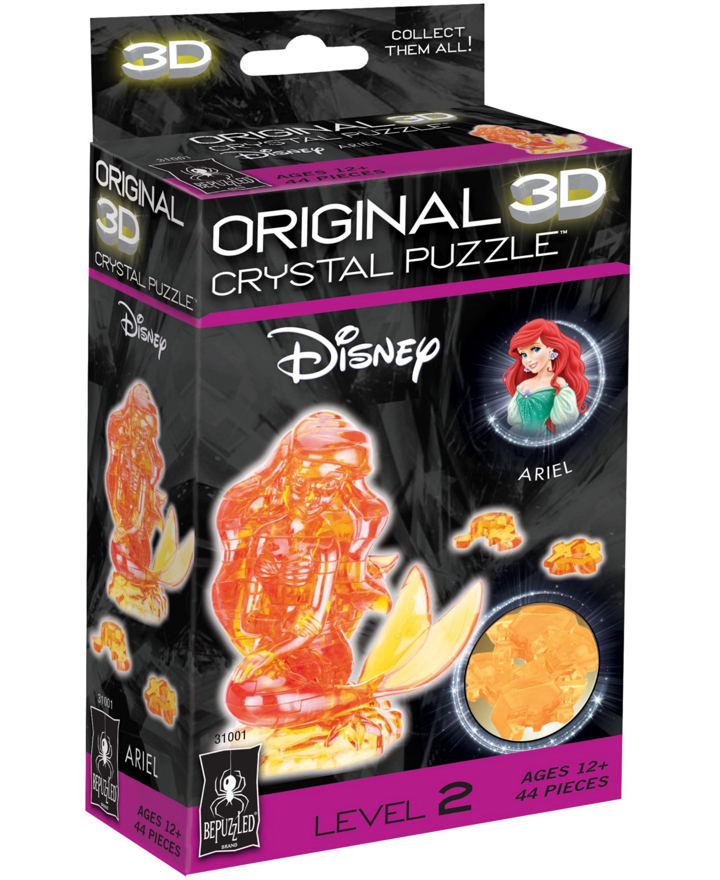 Детские игрушки BePuzzled 3D Crystal Puzzle - Disney Ariel — фото 1