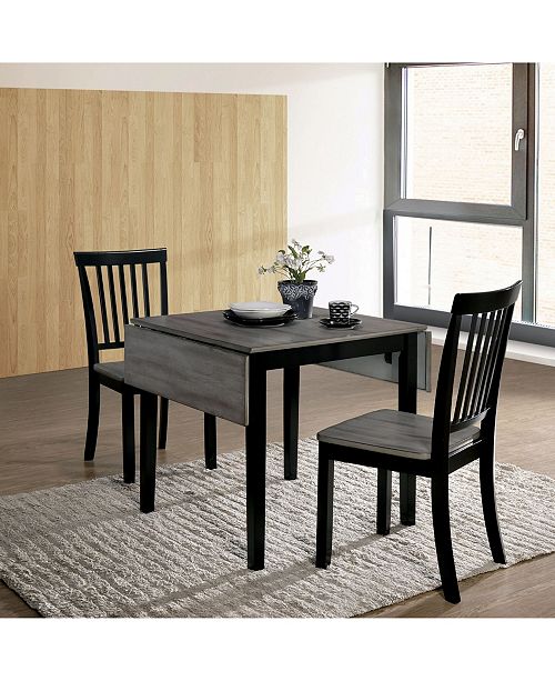 Furniture Of America Toddy 3 Piece Wooden Dining Set Reviews