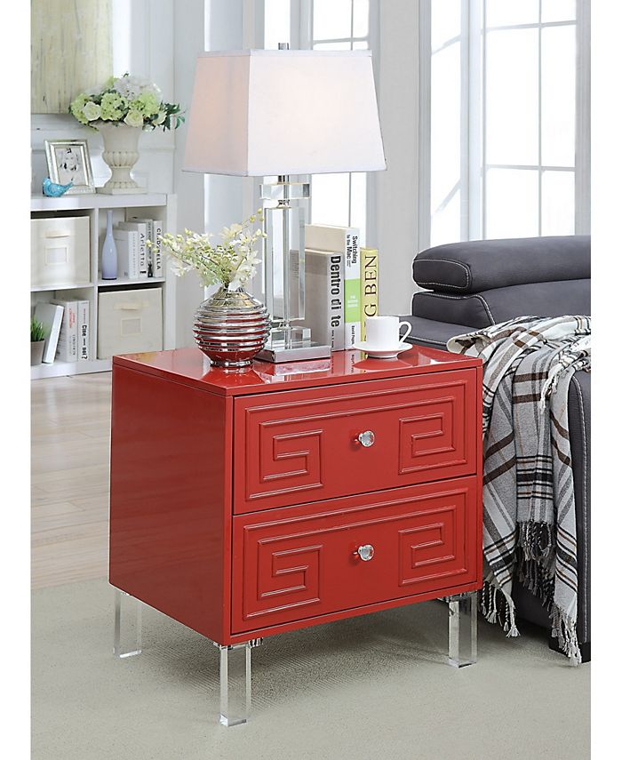 Furniture of America Genie Contemporary End Table Macy's