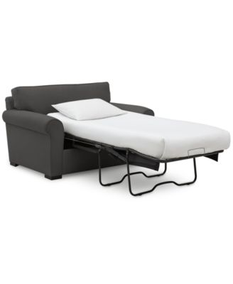 CLOSEOUT! Astra 59" Roll Arm Fabric Chair Bed