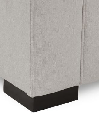 CLOSEOUT! Astra 59" Roll Arm Fabric Chair Bed, Created for Macy's