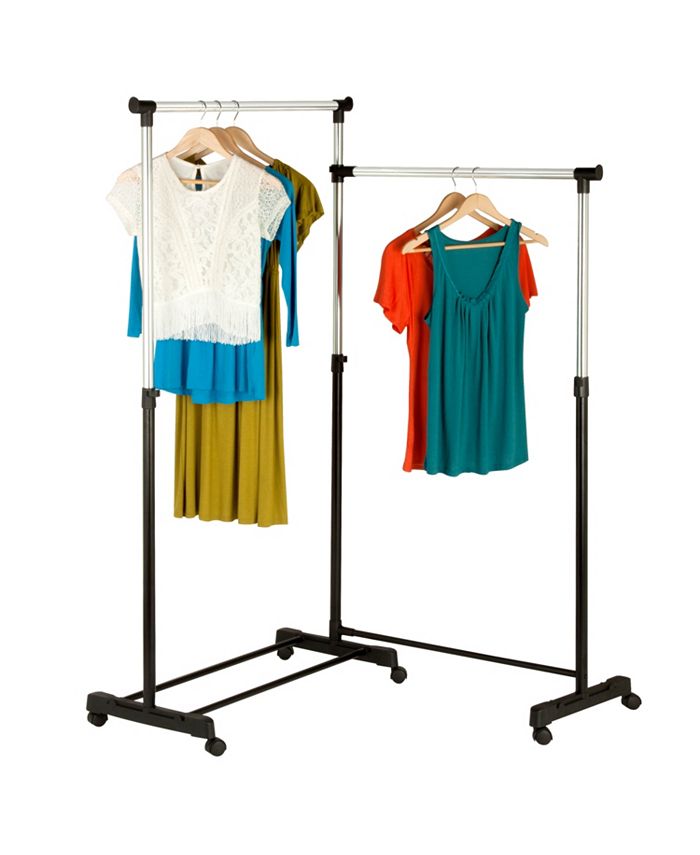 Honey Can Do Adjustable Dual Bar Corner Garment Rack Macy's