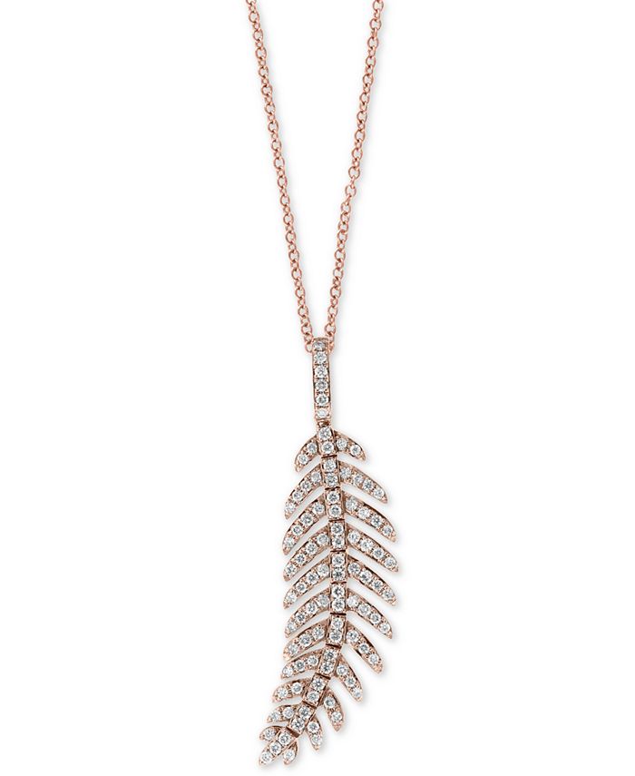 EFFY Collection EFFY Diamond Feather 18