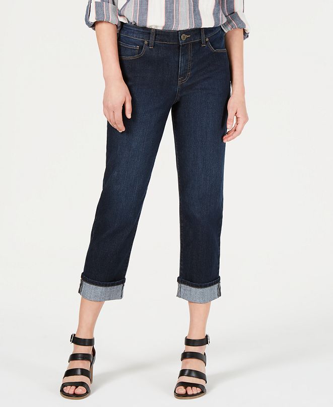 Style & Co Cuffed Capri Jeans, Created for Macy's & Reviews - Jeans ...