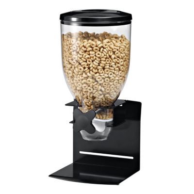 Dispenser Per Alimenti Secchi Zevro - Compatto, Monodose, Plastica, Nero/Trasparente - Foto 7