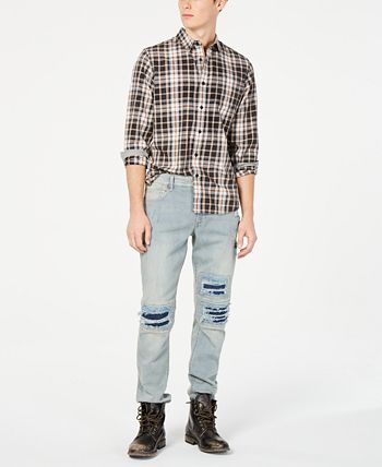 American Rag Men's Slim-Fit Ripped Jeans, Created for Macy's - Macy's