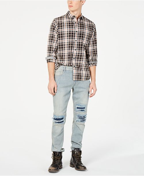 American Rag Men's SlimFit Ripped Jeans, Created for Macy's & Reviews Jeans Men Macy's
