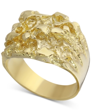 image of Men-s Nugget Ring in 10k Gold