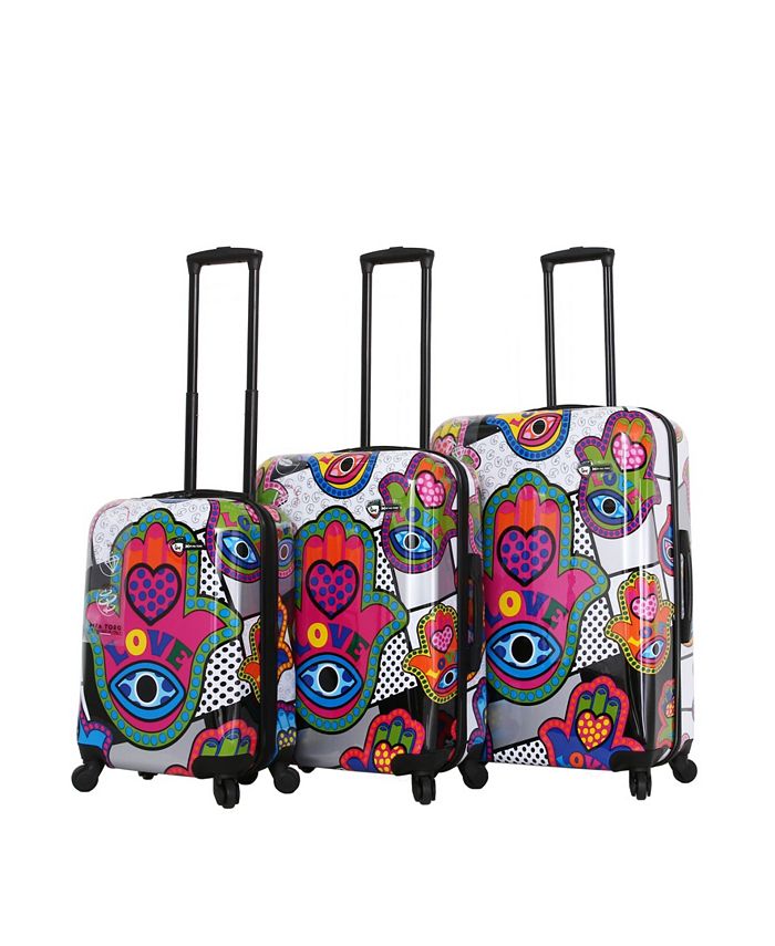 Mia Toro ITALY Hamsa Love S Hardside Spinner 3-Pc. Luggage Set - Macy's