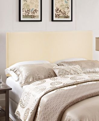 Region Queen Upholstered Fabric Headboard