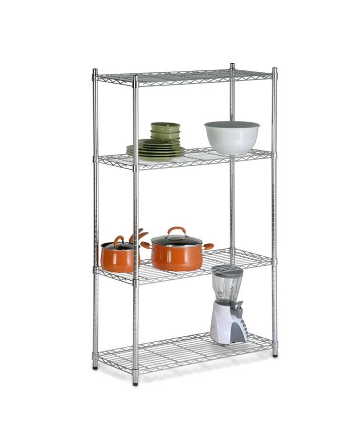 Honey Can Do 4tier Chrome Shelving Unit Macy's