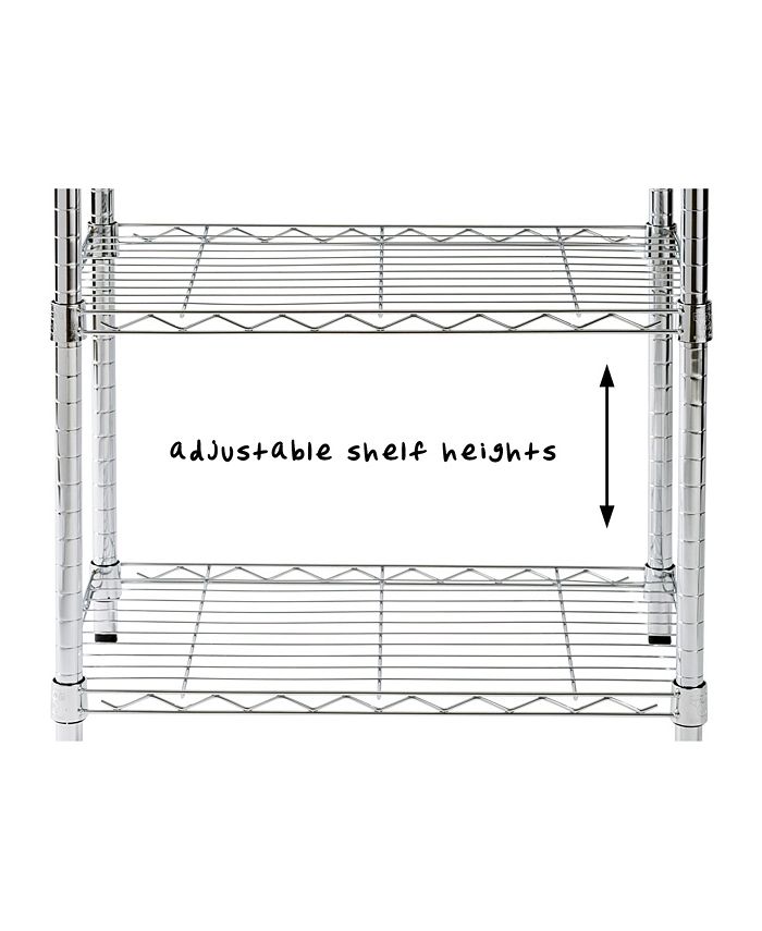 Honey Can Do 3tier Chrome Shelving Unit Macy's
