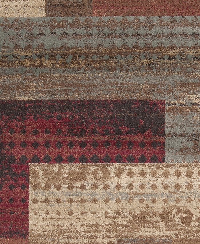 Surya Riley RLY-5004 Dark Red 3' x 7'2