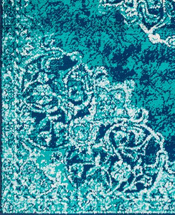 Abbie & Allie Rugs - Paramount PAR-1098 Teal 8'10" x 12'9" Area Rug