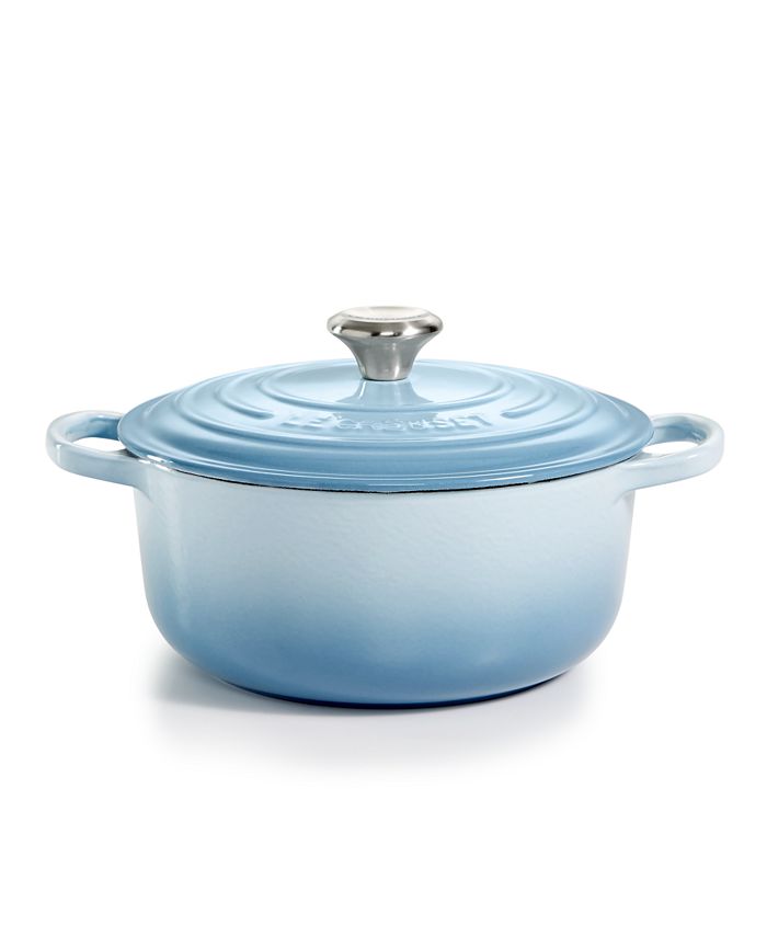 transfusion værdighed Engager Le Creuset 2.75-Qt. Coastal Blue Cast Iron Round Dutch Oven, Created for  Macy's - Macy's