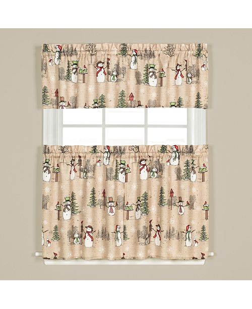 Saturday Knight Snowman Land 36 Inch Tier Pair Reviews Window