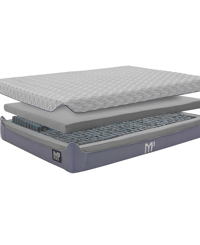Bedgear M3 12" 2.0 Plush Hybrid Mattress Twin XL Macy's