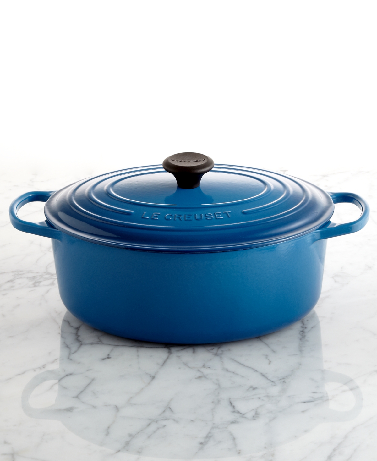 Le Creuset Signature Enameled Cast Iron 6.75 Qt. Oval French Oven In Marseille