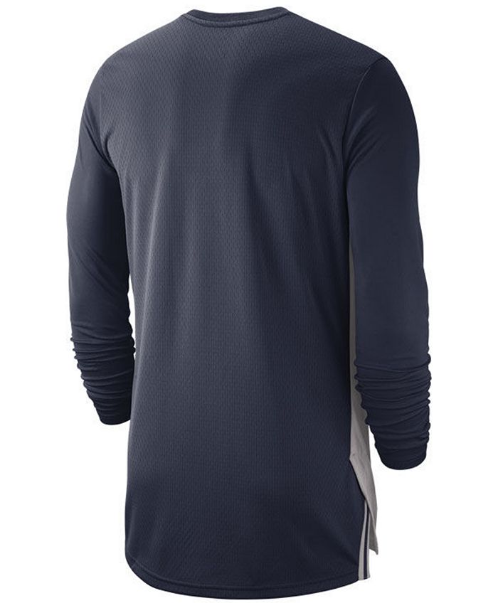 Nike Men's Georgetown Hoyas Breathe Shooter Long Sleeve T-Shirt - Macy's