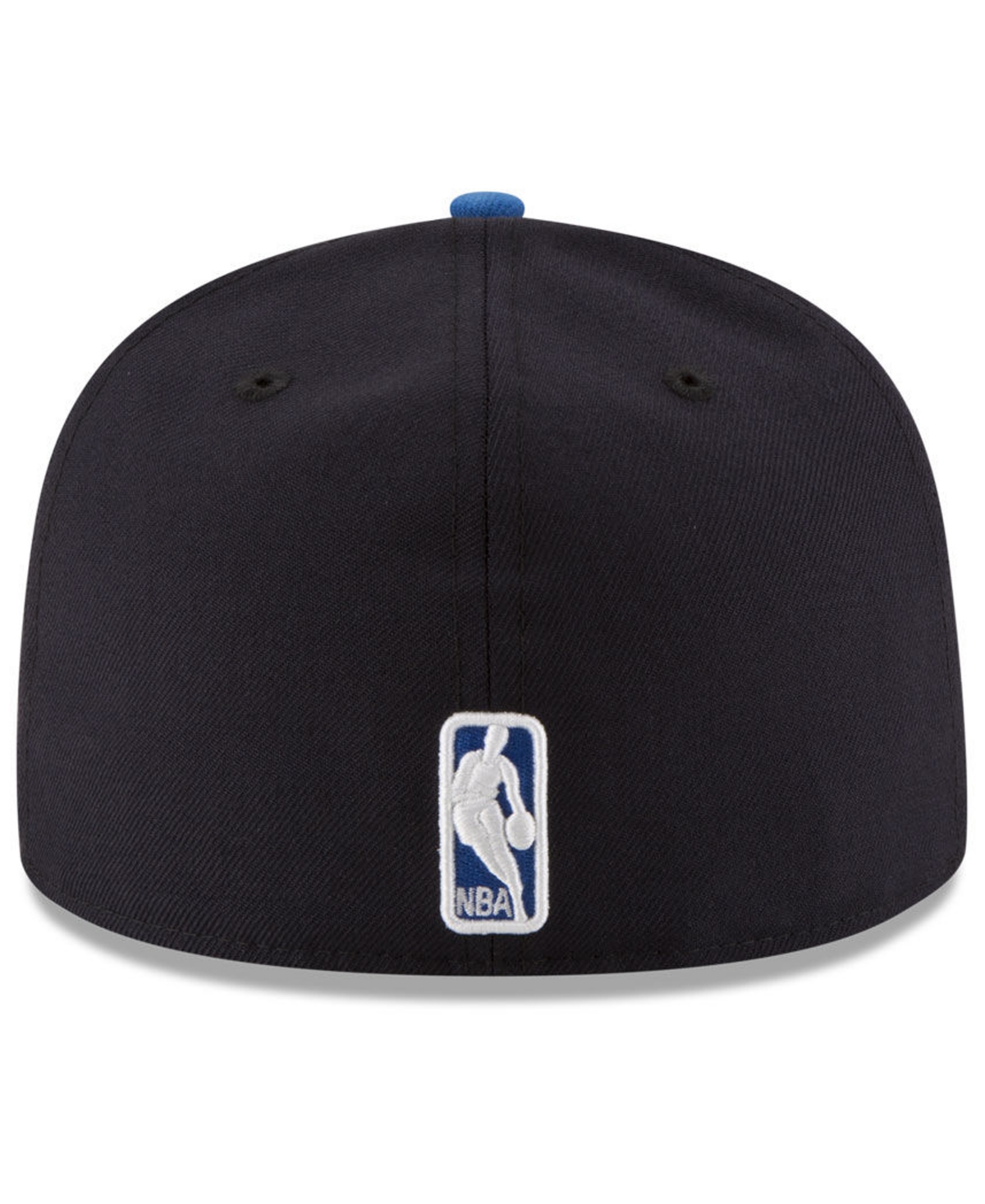 New Era Oklahoma City Thunder Basic 2 Tone 59fifty Fitted Cap In Black,blue