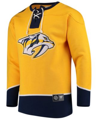 nashville predators lace up hoodie