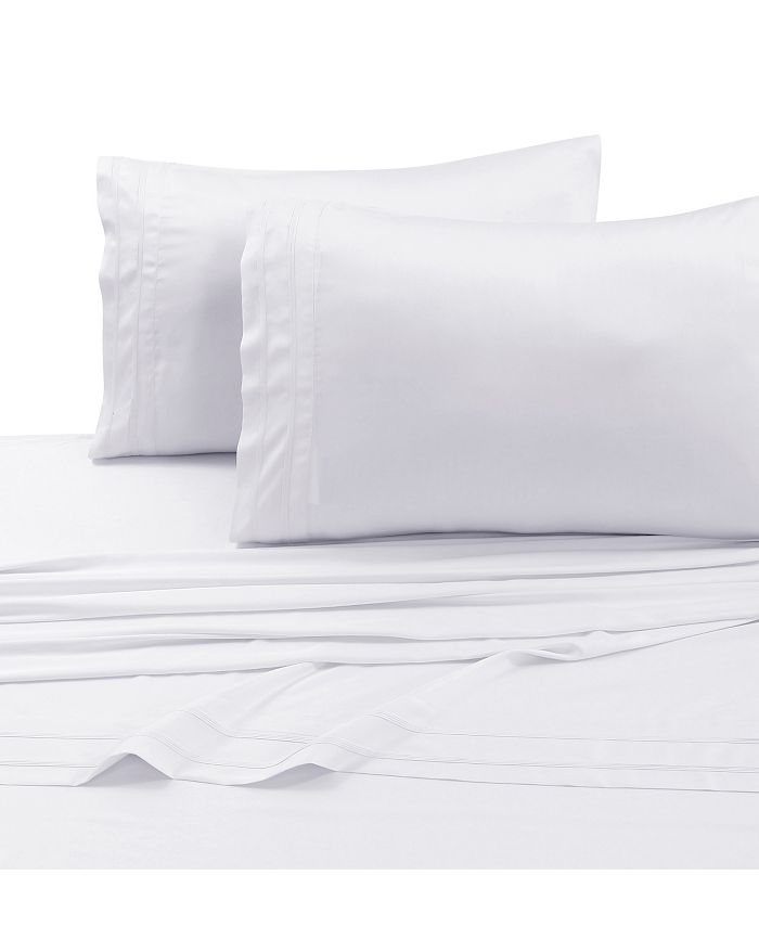  Tribeca Living Queen Bed Sheet Set, Soft Cotton Sateen