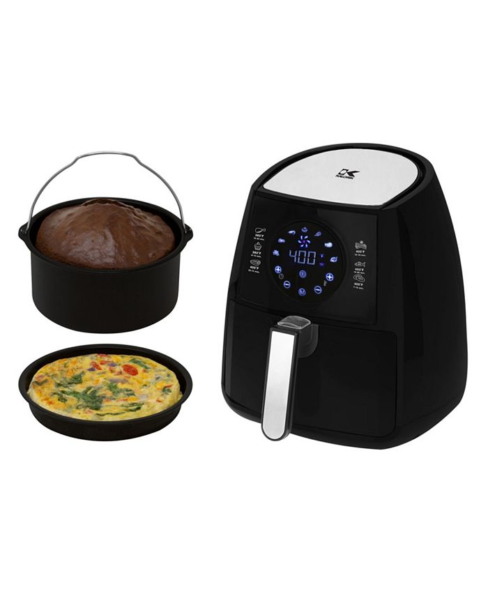 Kalorik digital air fryer with baking pan and sales pie pan