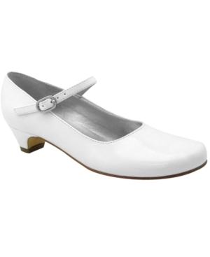 Shop Nina Seeley Mary-jane Dress Shoes, Little Girls & Big Girls In White Patent