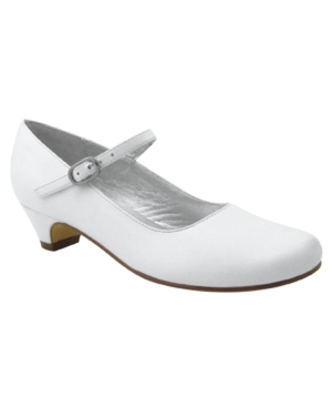 Shop Nina Seeley Mary-jane Dress Shoes, Little Girls & Big Girls In White Smooth