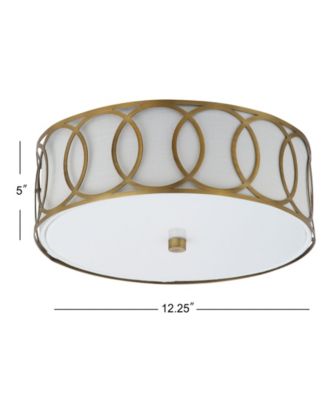 Aria 2-Light Metal Led Flush Mount