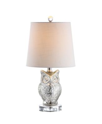 Night Owl Glass, Crystal Led Table Lamp