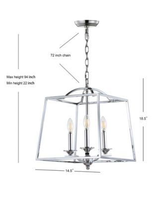 Gloria 3-Light Metal Led Pendant
