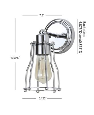 Evelyn 1-Light Metal Vanity Light