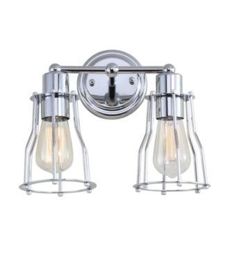Evelyn 2-Light Metal Vanity Light