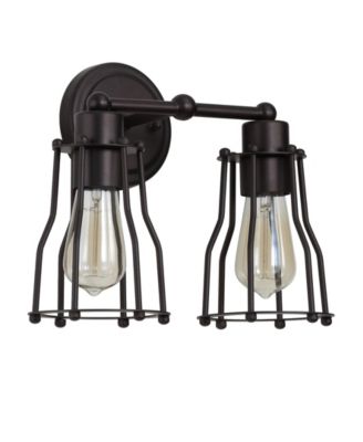Evelyn 2-Light Metal Vanity Light