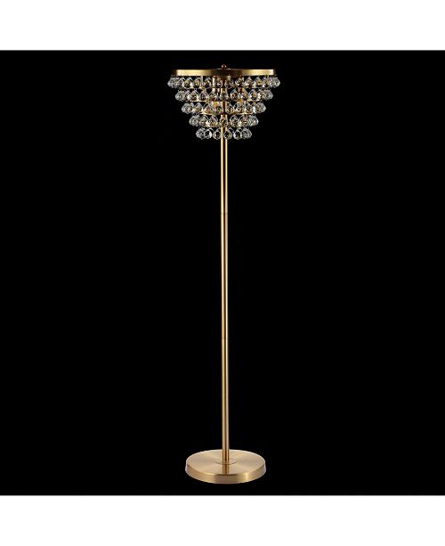 JONATHAN Y Jemma Crystal, Metal Led Floor Lamp