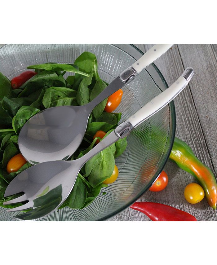 French Home Laguiole 2Pc. Faux Ivory Salad Servers Macy's