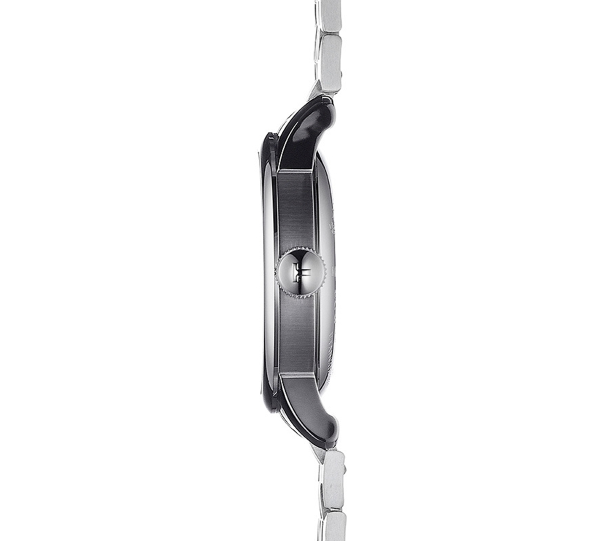 Tissot Men's Swiss T-classic Le Locle Powermatic 80 Gray Stainless Steel Bracelet Watch 39.3mm In No Color