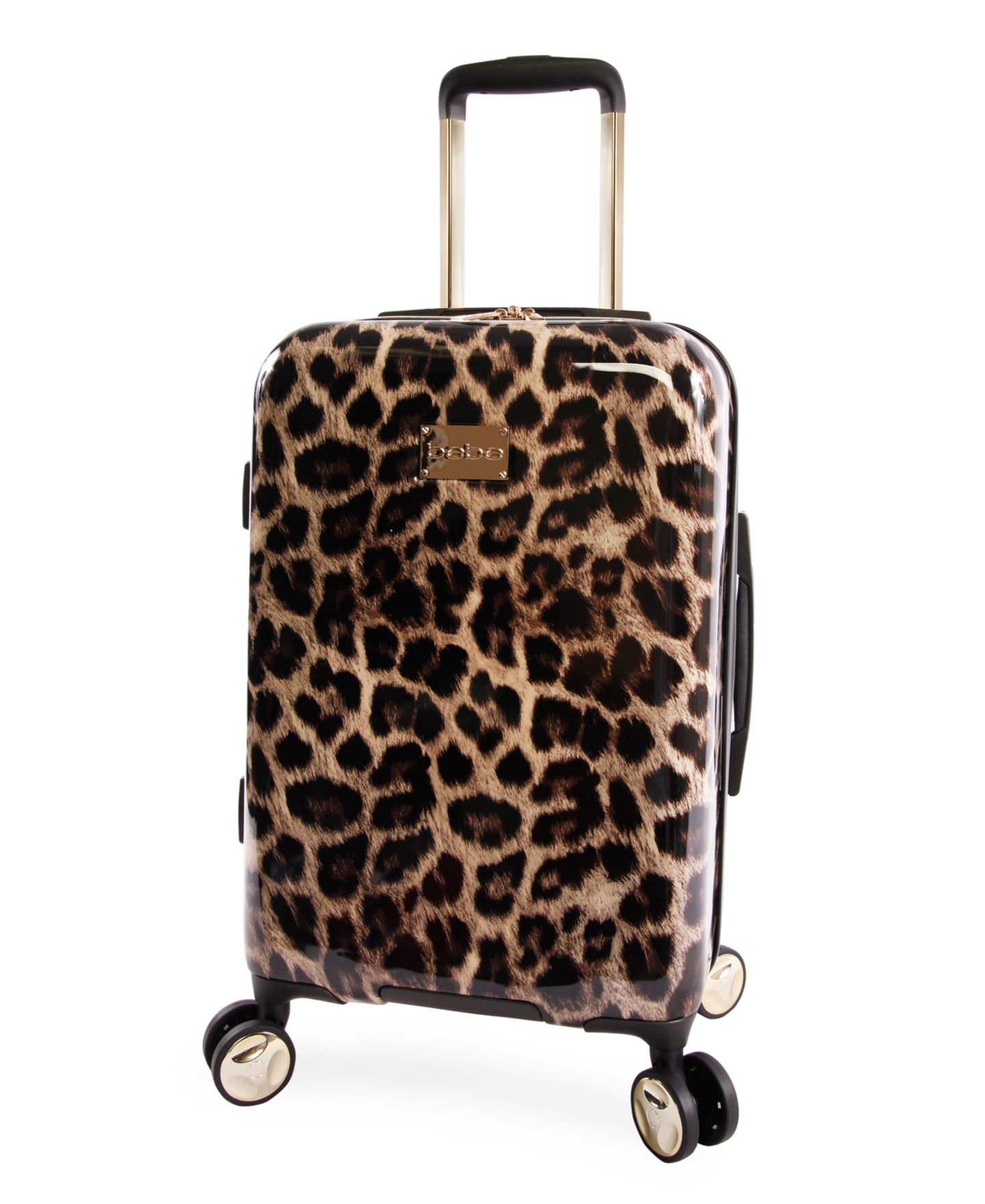 Чемодан Bebe Adriana 21" Hardside Carry-On Spinner, цвет: Леопардовый — фото 6