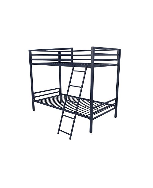 Novogratz Collection Novogratz Maxwell Twin over Twin Metal Bunk Bed