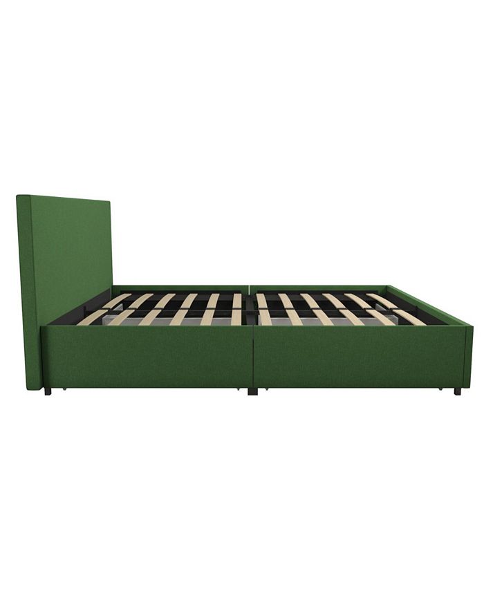 Novogratz Collection Novogratz Kelly Upholstered Full Bed with Storage
