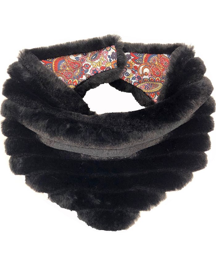 Laundry by Shelli Segal Faux Fur Mink Stripe Bandana Macy's