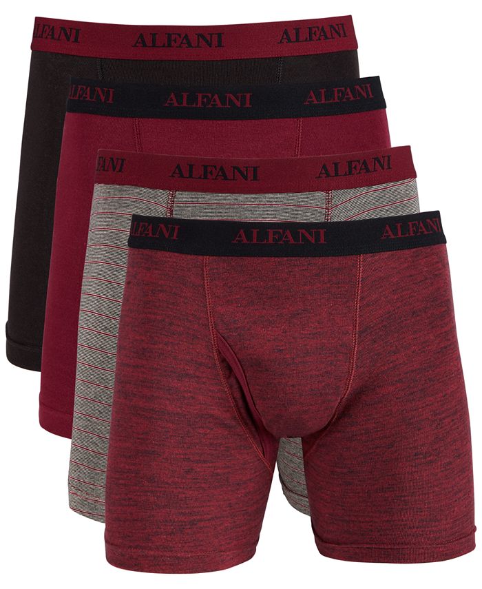Alfani Men's 4Pk. SpaceDyed Boxer Briefs, Created for Macy's Macy's