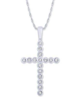 Macy's Diamond Cross 18