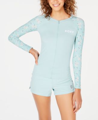 Roxy Juniors' Rash Guard & Board Shorts - Macy's